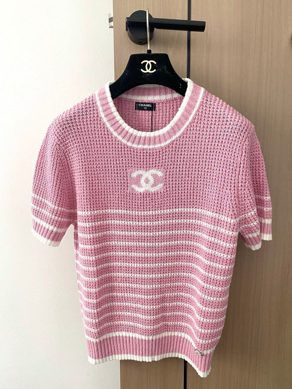 CC 25 T-Short Pink And White Tencel 283602