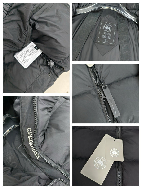 C. Goose Down Jacket Black Polyester 0013