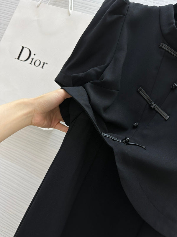 CD 25 Abito Nero Cotone