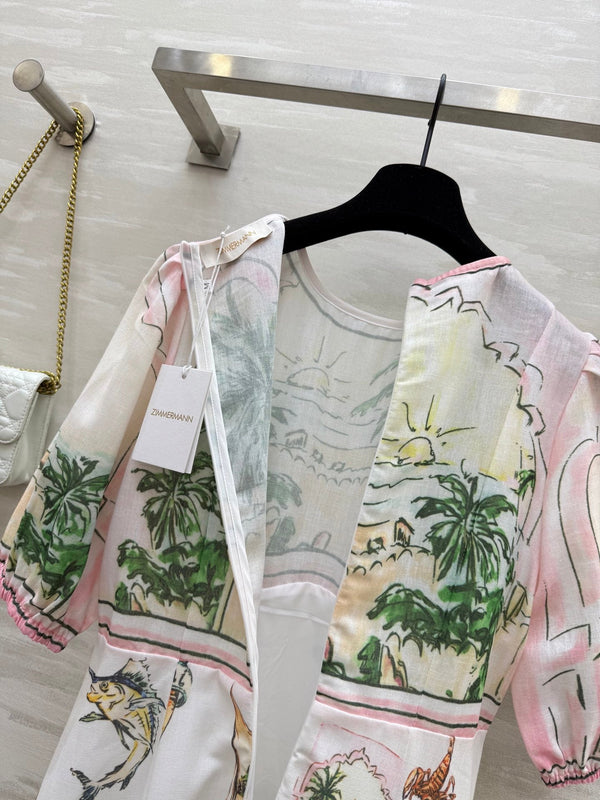 Zimmermann 25 Silk Dress 025