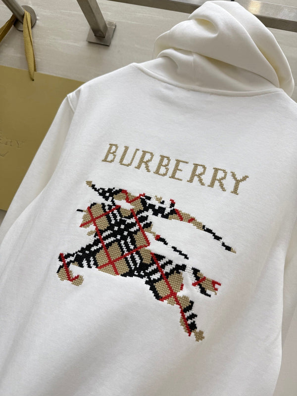 Bur 25 Hoodie White Wool