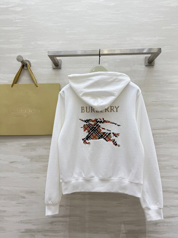 Bur 25 Hoodie White Wool