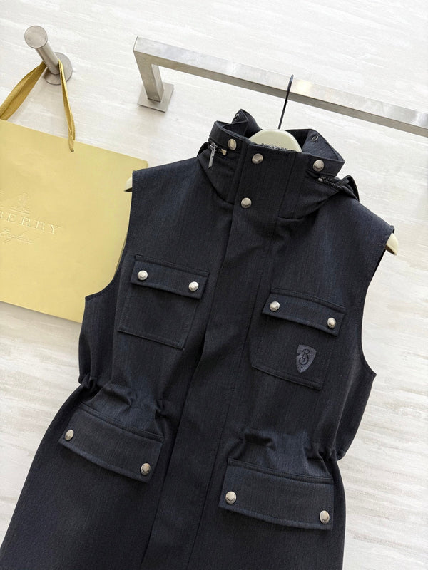 Bur 25 Autumn And Winter Wool Coat Black