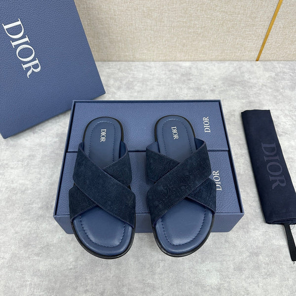 CD ALIAS SANDAL NAVY SUEDE