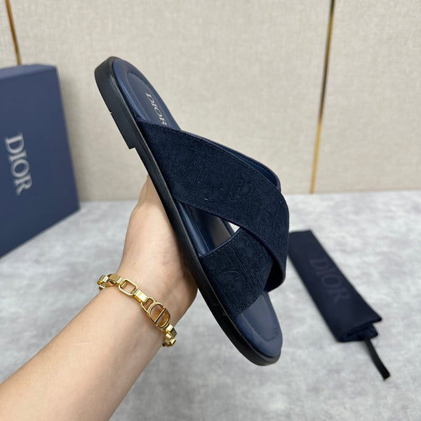 CD ALIAS SANDAL NAVY SUEDE