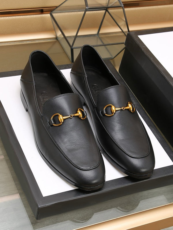 gg loafer black calfskin