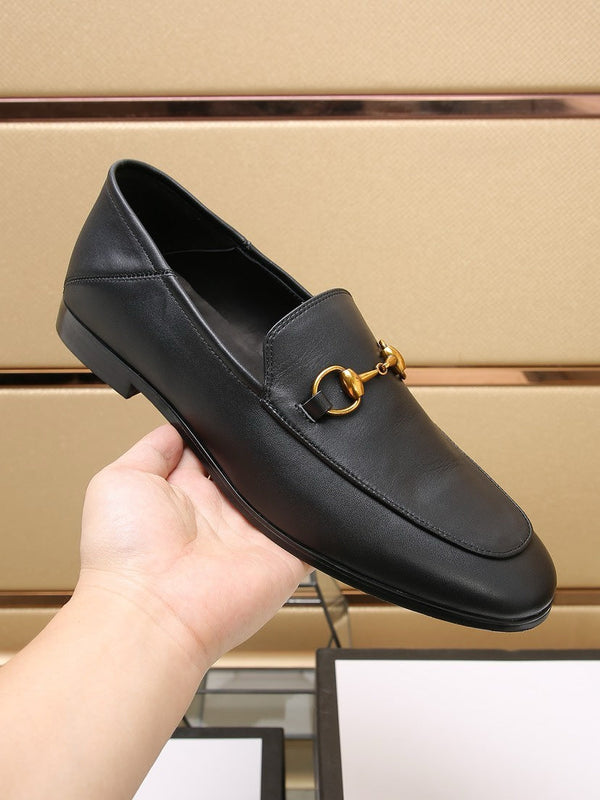 gg loafer black calfskin