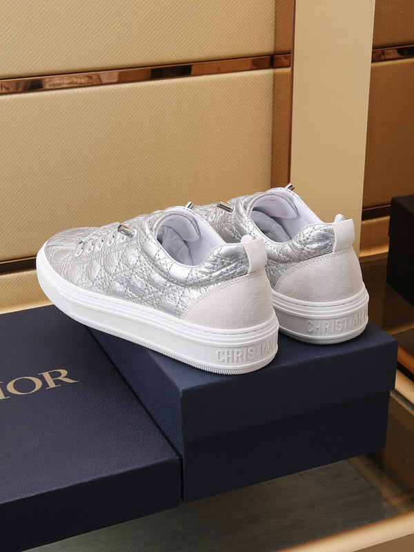 CD STYLISH SNEAKER SILVER CALFSKIN