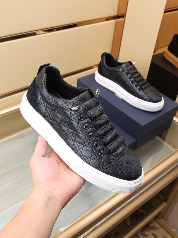 CD STYLISH SNEAKER IN PELLE DI VITELLO NERA