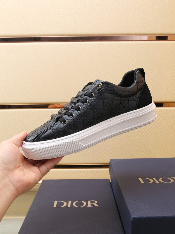 CD STYLISH SNEAKER IN PELLE DI VITELLO NERA