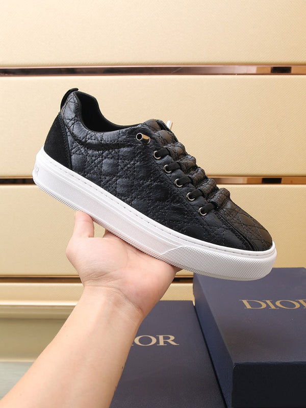 CD STYLISH SNEAKER IN PELLE DI VITELLO NERA