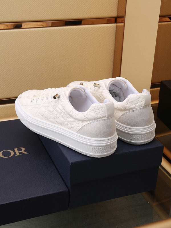 CD STYLISH SNEAKER WHITE CALFSKIN