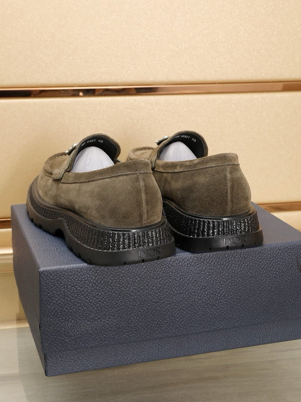 CD EXPLORER ICON LOAFER OLIVE SUEDE