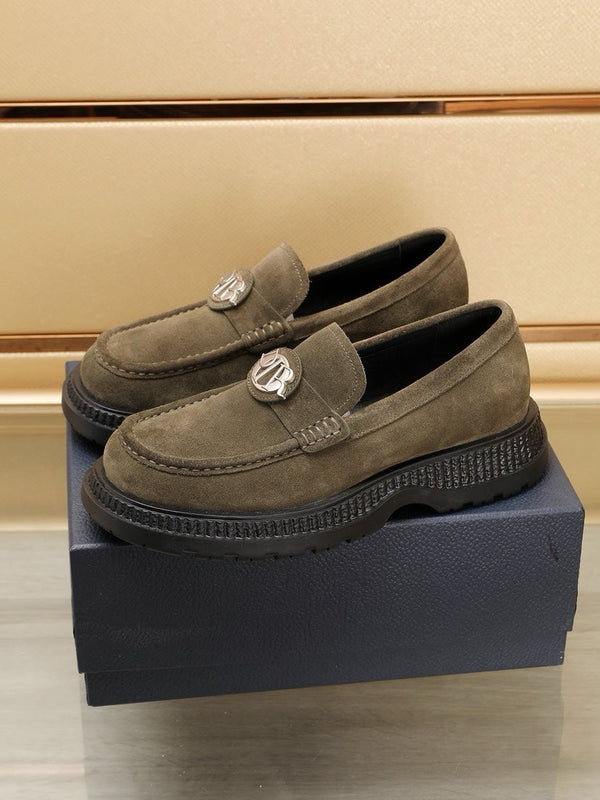 CD EXPLORER ICON LOAFER OLIVE SUEDE