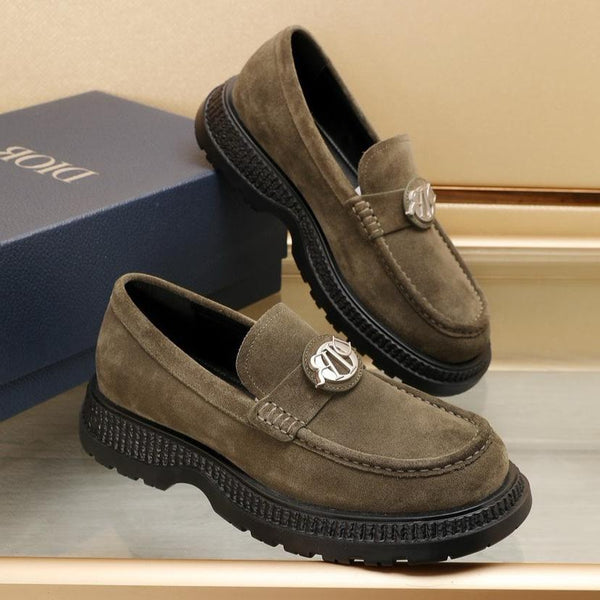 CD EXPLORER ICON LOAFER OLIVE SUEDE