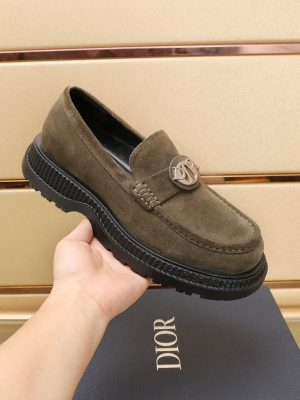 CD EXPLORER ICON LOAFER OLIVE SUEDE