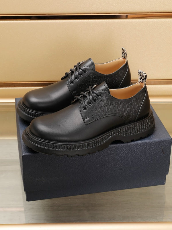 CD EXPLORER DERBY SHOE BLACK CALFSKIN