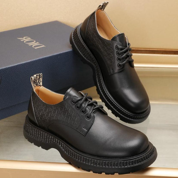 CD EXPLORER DERBY SHOE BLACK CALFSKIN