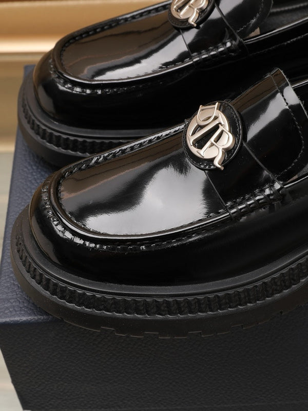 CD EXPLORER ICON LOAFER BLACK POLISHED CALFSKIN