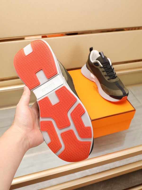 HM HUGO SNEAKER OLIVE AND JUPITER WEAVE