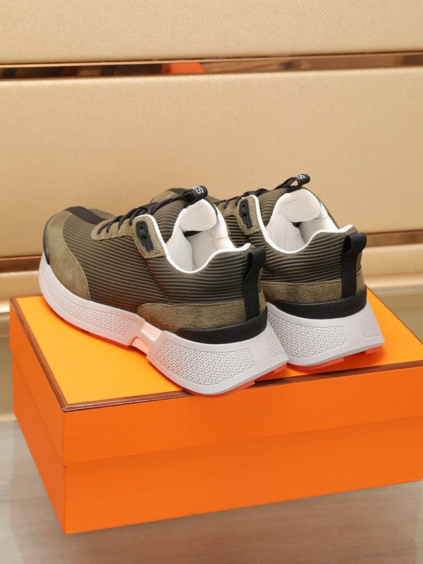 HM HUGO SNEAKER OLIVE AND JUPITER WEAVE