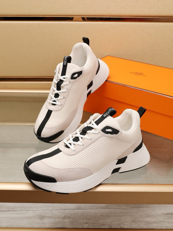 HM HUGO SNEAKER BLACK AND CREAMY WHITE WEAVE