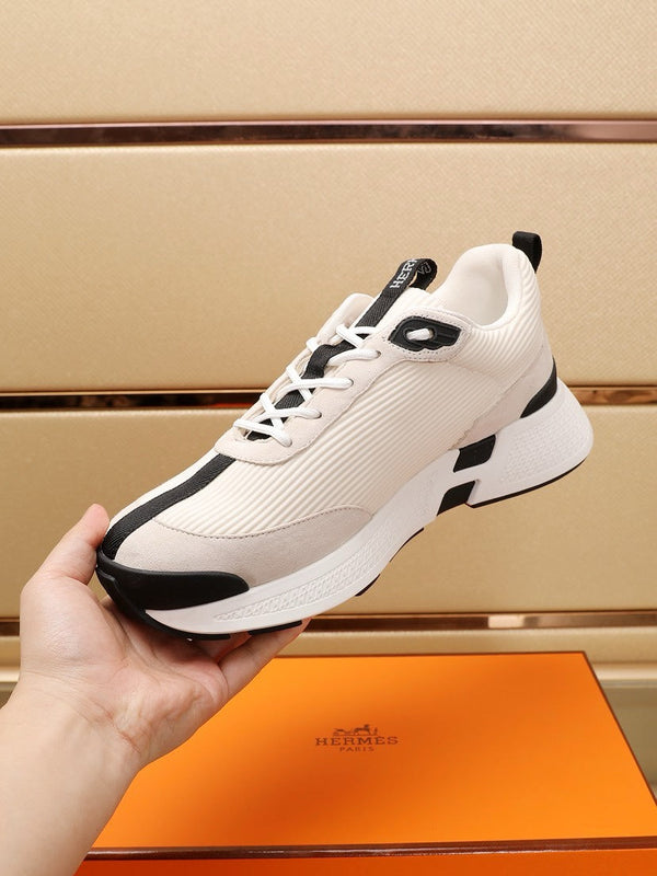 HM HUGO SNEAKER BLACK AND CREAMY WHITE WEAVE