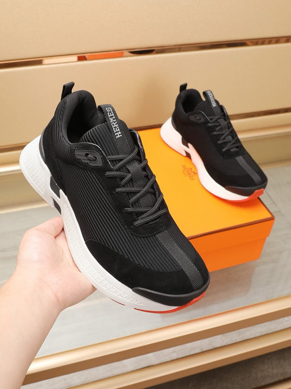 HM HUGO SNEAKER BLACK AND WHITE WEAVE