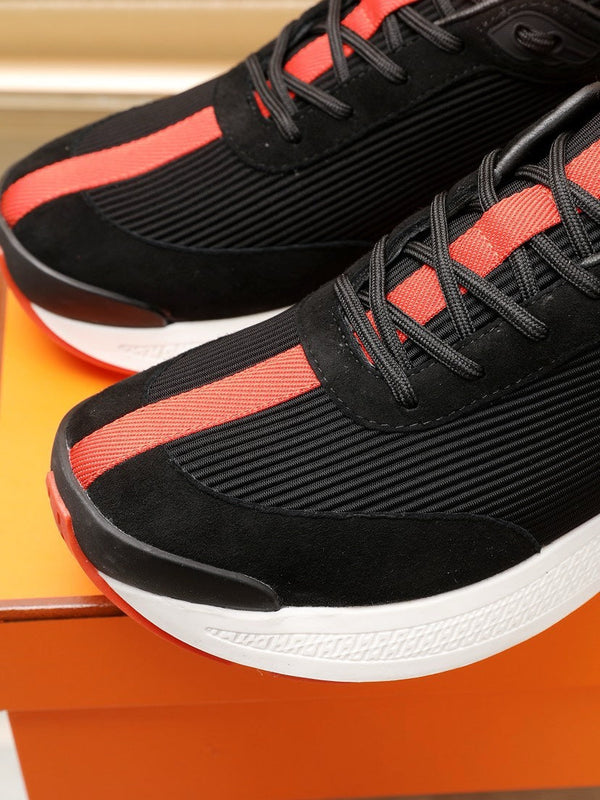 HM HUGO SNEAKER BLACK AND ORANGE WEAVE