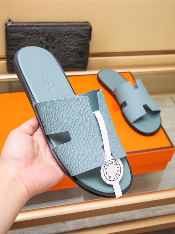 HM IZMIR SANDAL TEAL CALFSKIN