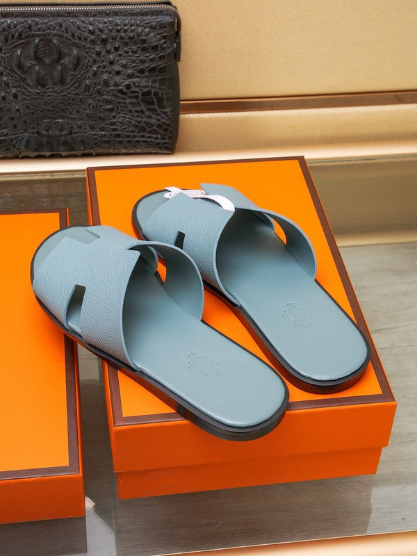 HM IZMIR SANDAL TEAL CALFSKIN
