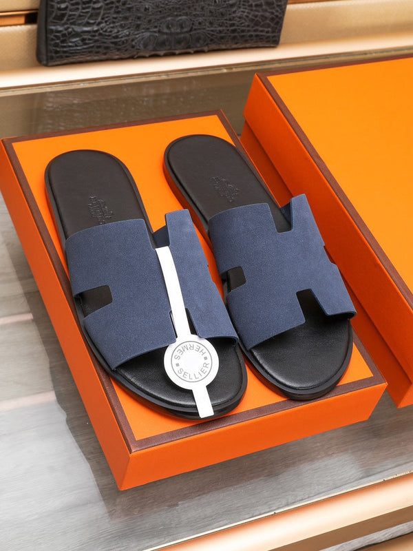 HM IZMIR SANDAL INDIGO SUEDE