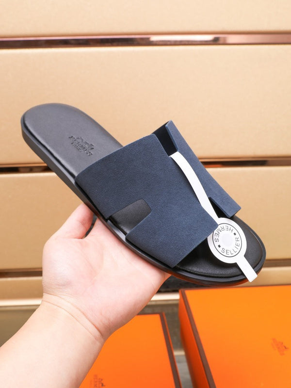 HM IZMIR SANDAL INDIGO SUEDE