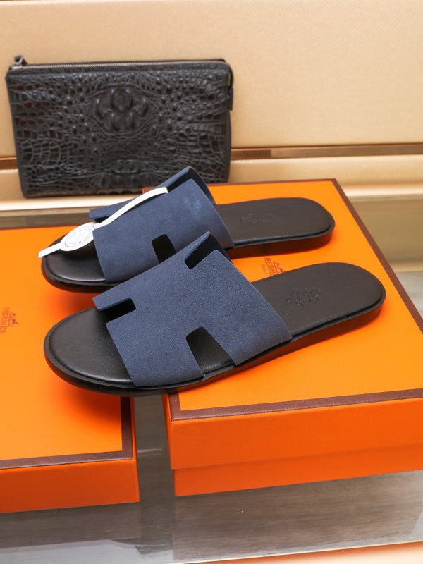 HM IZMIR SANDAL INDIGO SUEDE