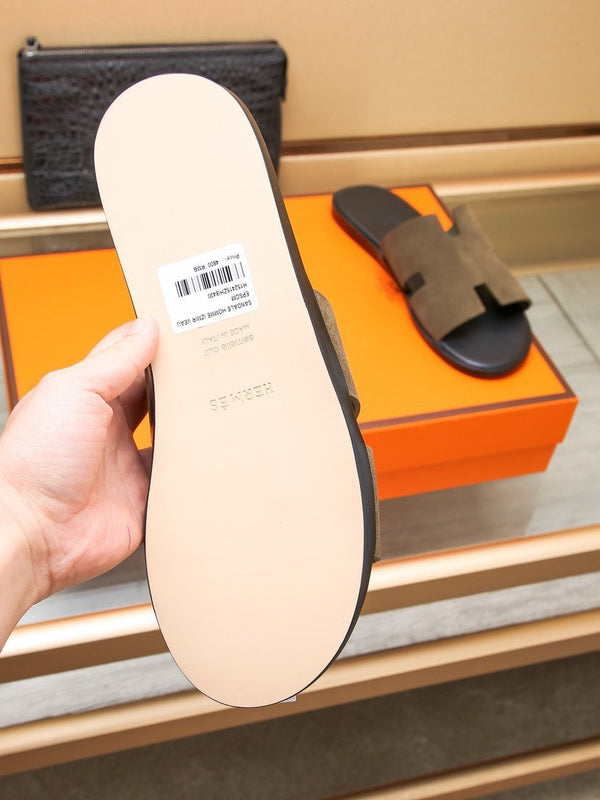 HM IZMIR SANDAL MOSS SUEDE