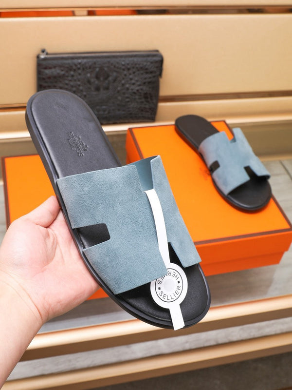 HM IZMIR SANDAL STONE SUEDE