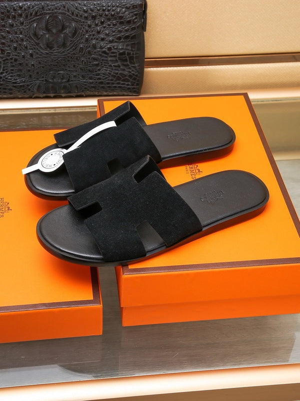 HM IZMIR SANDAL BLACK SUEDE
