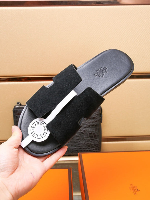 HM IZMIR SANDAL BLACK SUEDE