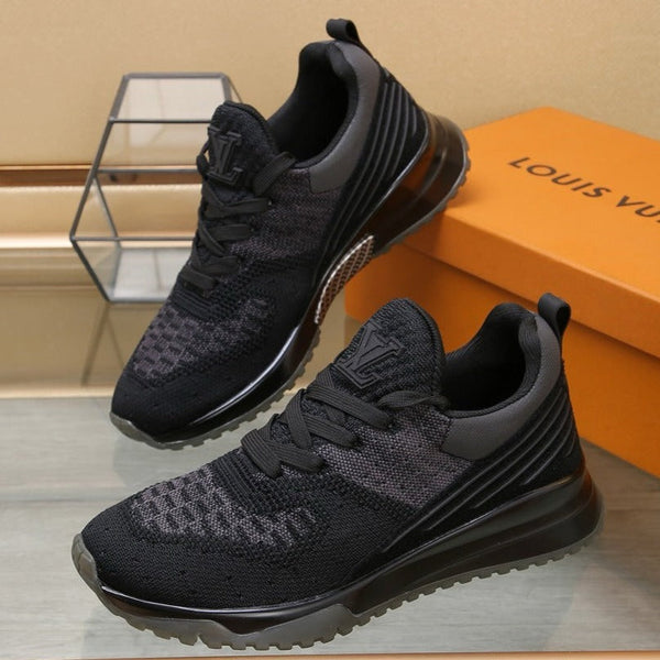 SNEAKERS IN BLACK MESH BREATHABLE AND RUBBER