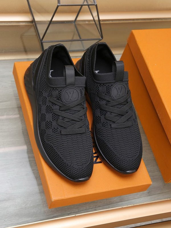 SNEAKERS LV IN TESSUTO A RETE NERO