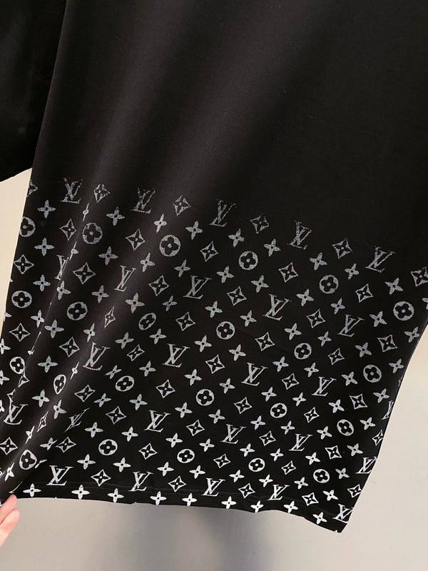 T-SHIRT MONOGRAM LV COTONE NERO 238824