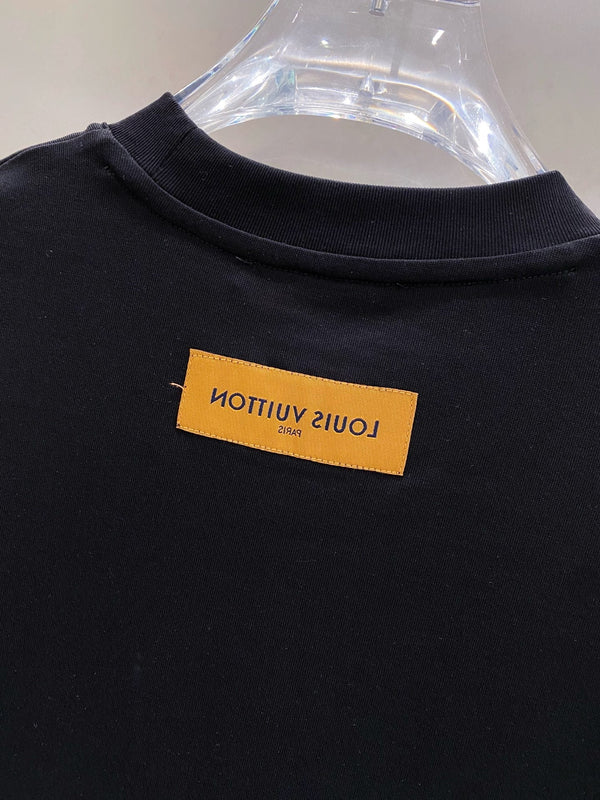 T-SHIRT MONOGRAM LV COTONE NERO 238824