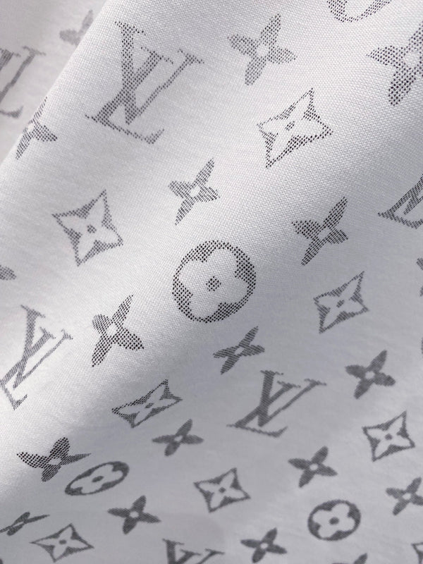 T-SHIRT MONOGRAM LV COTONE BIANCO 238825