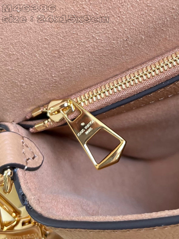 LV DIANE 24 DARK BEIGE MONOGRAM EMPREINTE CALFSKIN