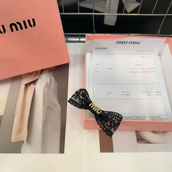 SCRUNCHIE IN BLACK LACE AND SPANDEX FABRIC 250458