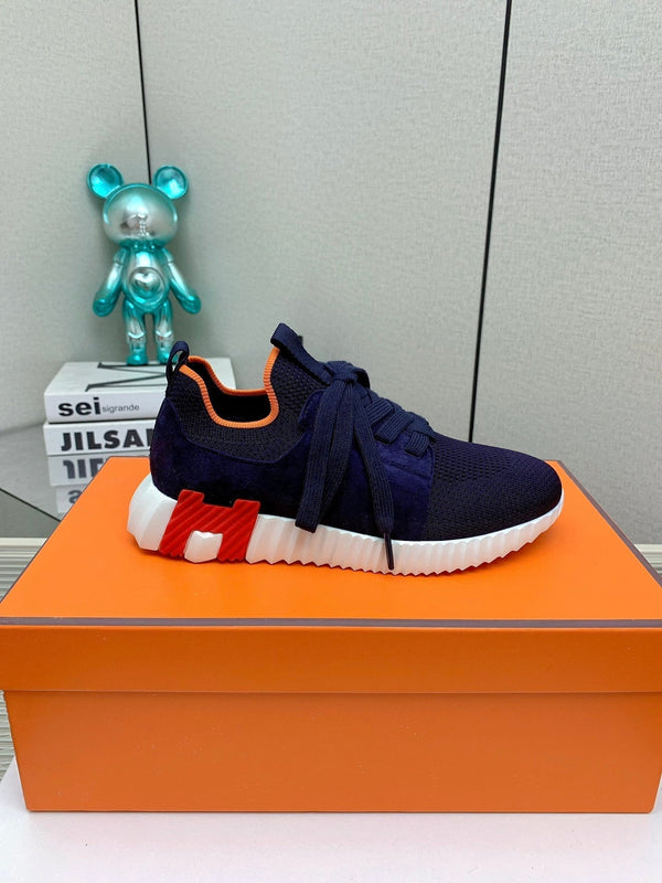 Sneaker slip-on HM Depart in tessuto blu navy 106330