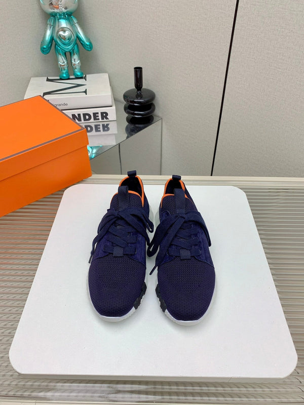 Sneaker slip-on HM Depart in tessuto blu navy 106330