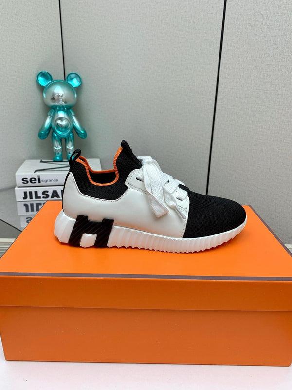 Sneaker slip-on HM Depart in tessuto intrecciato nero 106332