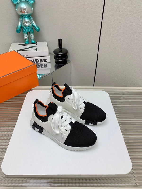 Sneaker slip-on HM Depart in tessuto intrecciato nero 106332