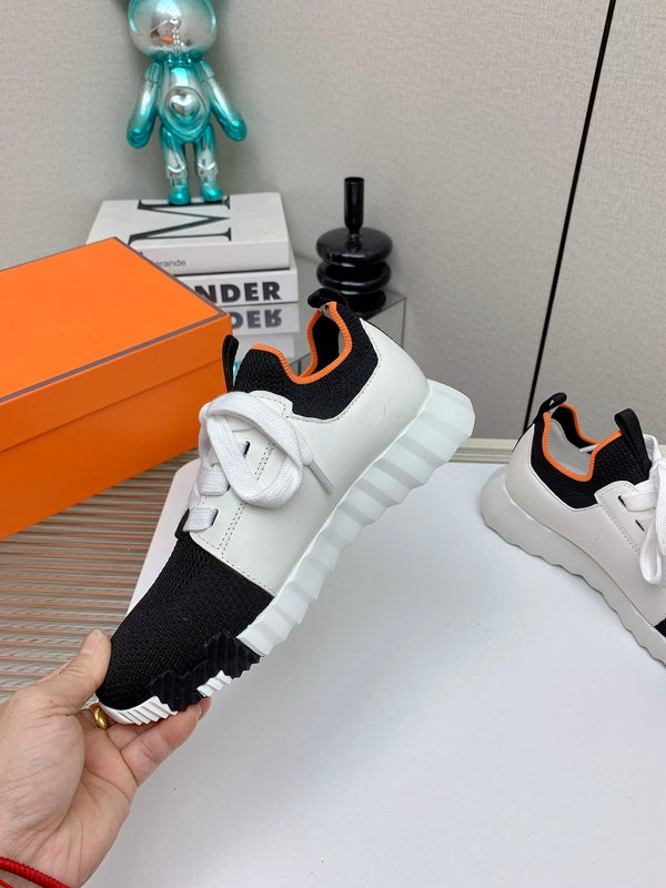 Sneaker slip-on HM Depart in tessuto intrecciato nero 106332